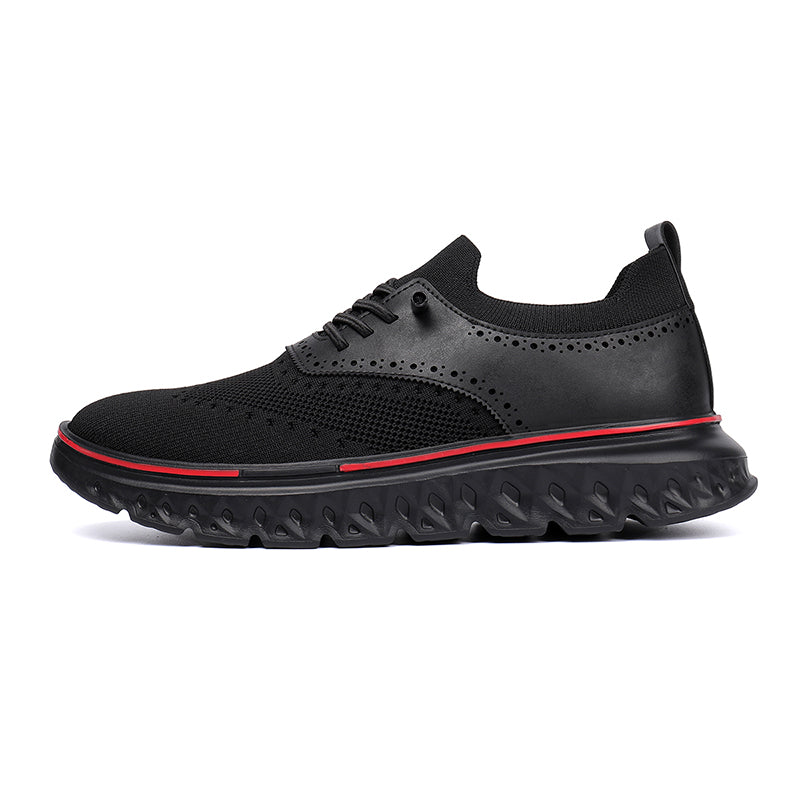 Men's lightweight waterproof Oxford shoes, comfortable and soft, suitable for walking - wide last and extended design