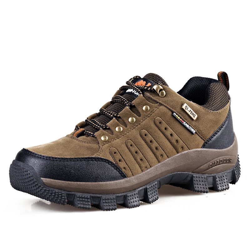 Men's Orthopedic Hiking Boots - Safe and Comfortable Work Boots - Waterproof, Slip-resistant, Impact-resistant, and Puncture-resistant - Wide Toe, Arch Support, and Ankle Support - Money-back Guarantee if ineffective.