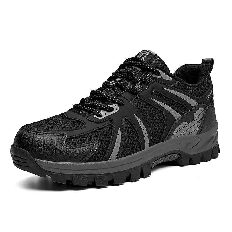 Men's Outdoor Mesh Hiking Shoes – Zero-Pressure Arch Support, Wide Toe Box, Puncture-Resistant Traction Sole, Breathable And Waterproof Upper