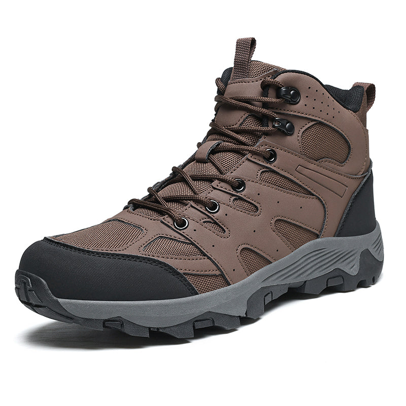 Men's Mesh Hiking Boots - Enhanced Support, Wide Toe Box, Arch Support, Impact Resistance, Waterproof, Slip-Resistant, Puncture-Resistant