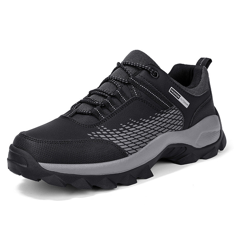 Men's Wear-Resistant Waterproof Hiking Shoes – Wide Toe, Non-Slip, Anti-Puncture