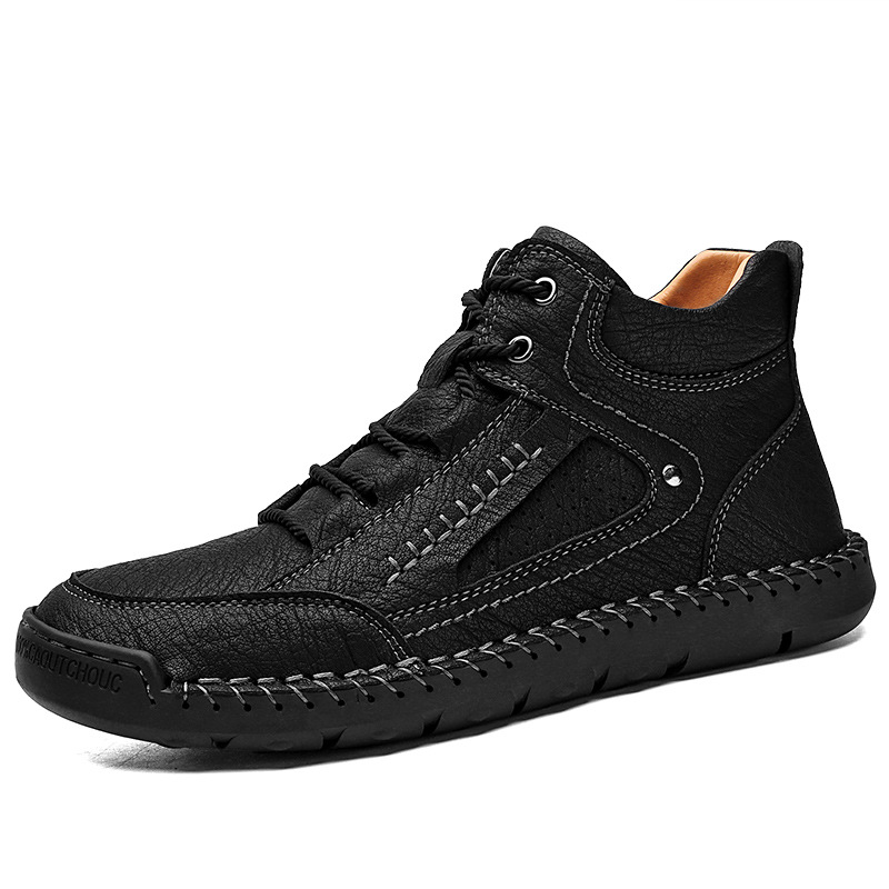 Men's High Quality Genuine Leather Anti-Slip Ankle Boots