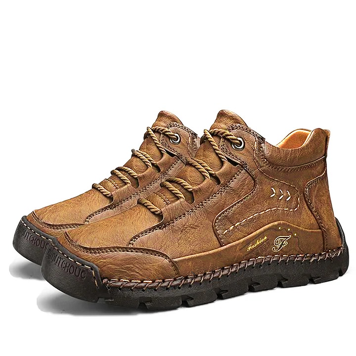 Trailblazer Men's Waterproof Ultra-Durable Cushioned Leather Boots