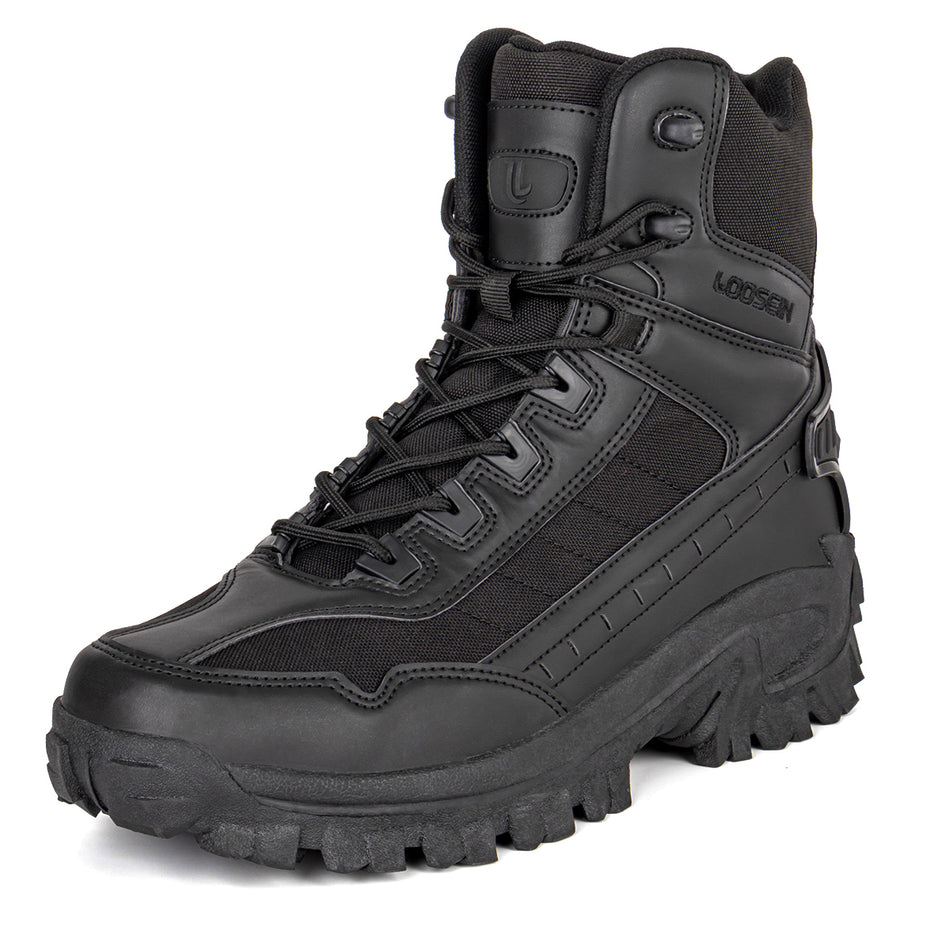 Men's Durable Waterproof Hiking & Work Boots with Support